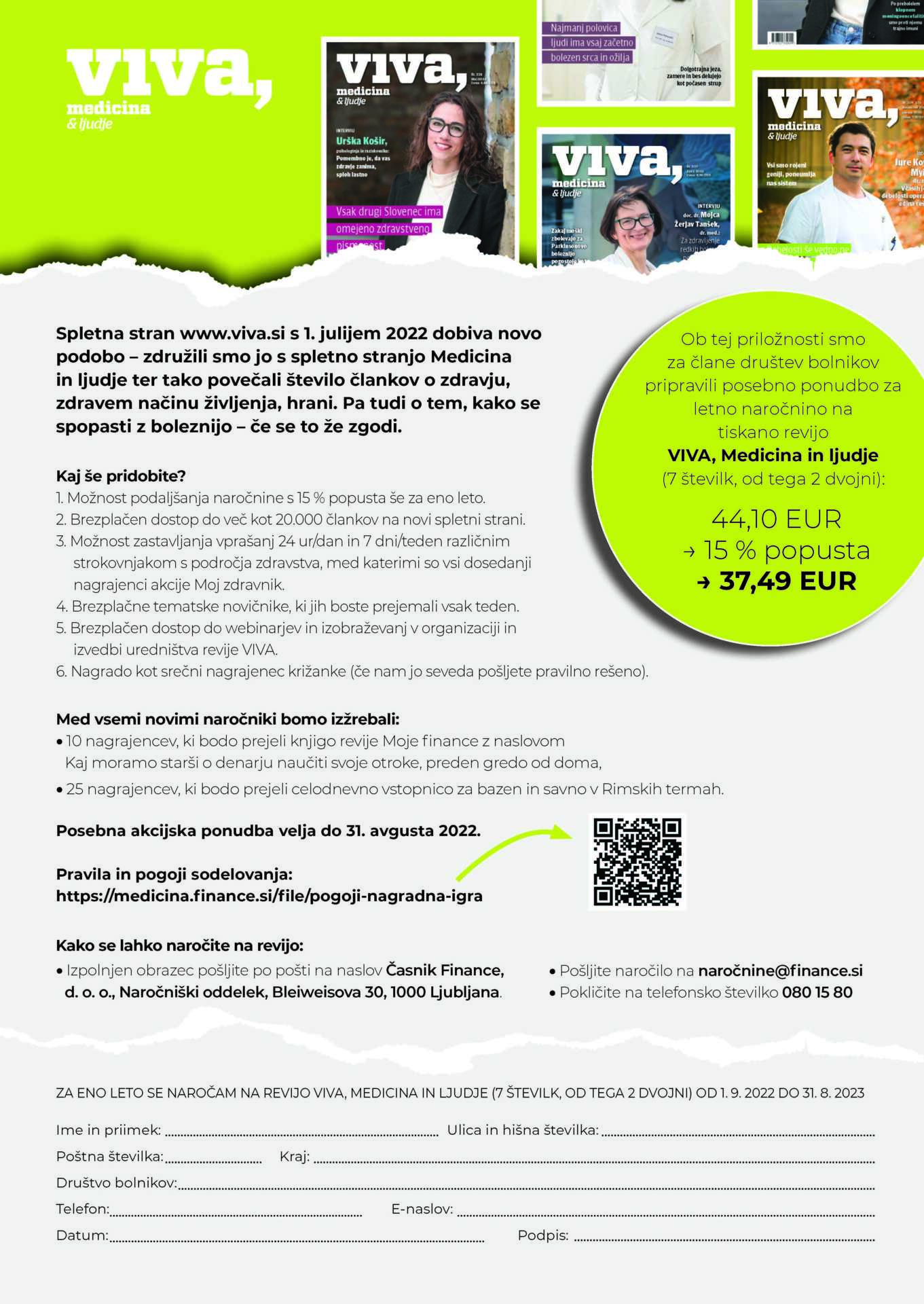 revija viva, medicina & ljudje