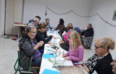 Izdelovanje voščilnic - Grosupeljska podružnica